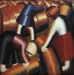 Heuernte (1928) von Malevich
